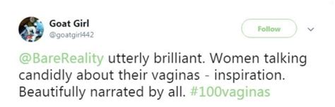 100 Vaginas praised for real raw and authentic look。